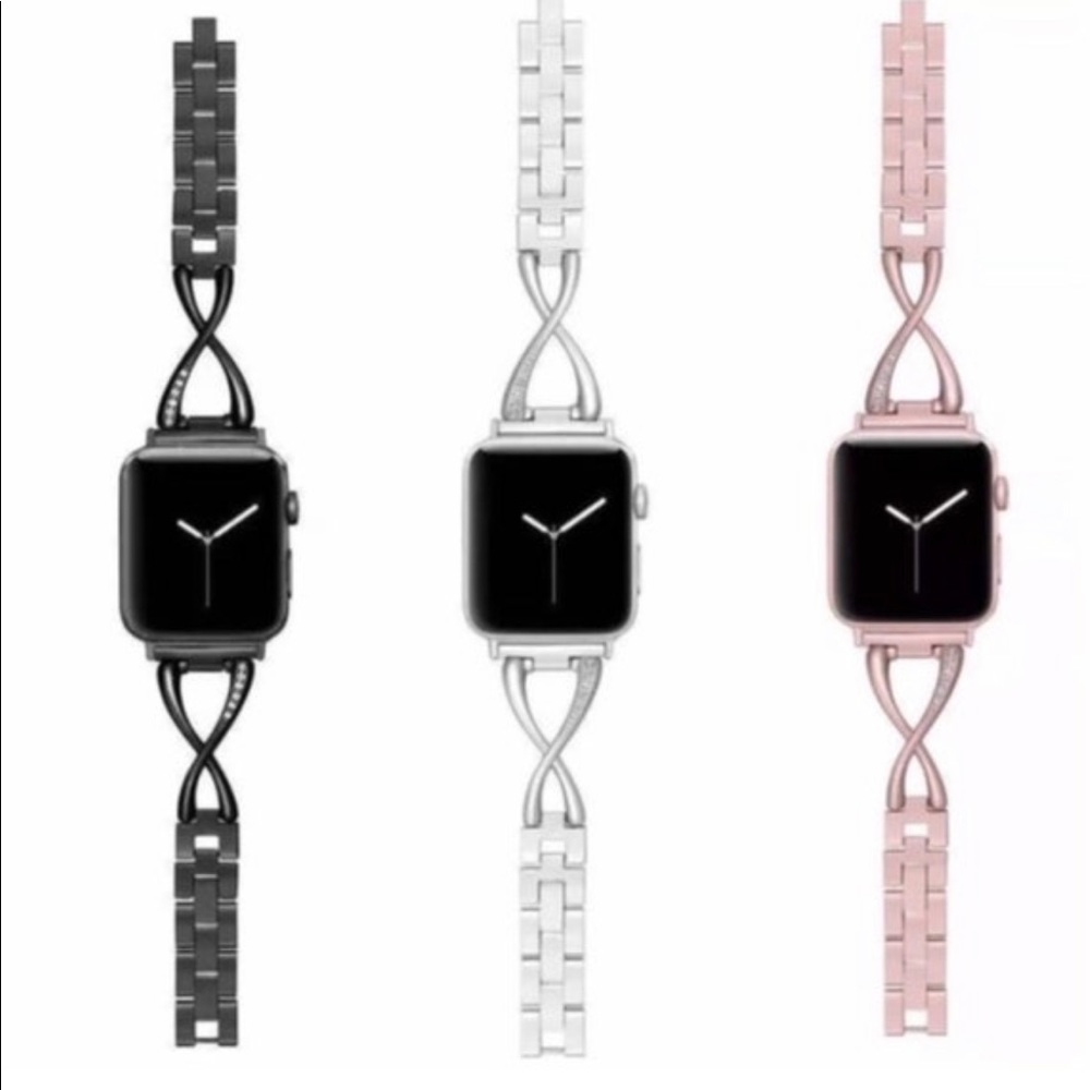 Apple Watch band with Crystal accent